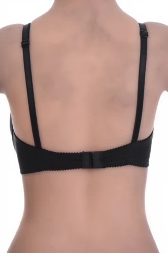 Breathable unpadded cotton bra with soft cups and a steady flat underband, smooth and natural for everyday wear.