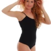 Sleeveless cotton-blend bodysuit with thong cut, light against the skin under summer dresses.