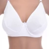 Breathable cotton-blend soft-cup bra with an unpadded natural shape and a flat steady underband for daily wear.