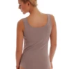 Cotton-blend tank bodysuit with bikini coverage, breathable and soft for everyday layering under clothing.