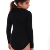 Kids' cotton-blend bodysuit by Tiara Galiano with long sleeves, breathable and hard-wearing for active days.
