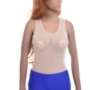 Lightweight mesh bodysuit with brazilian back, a touch more coverage than a thong, close to the body.