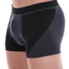 Soft cotton-blend men's boxer briefs that keep their shape and softness through repeated washing.