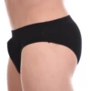 Close-fitting cotton-blend men's briefs that hold securely with little bulk beneath clothing.