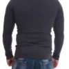 Soft cotton-blend crew-neck tee for men, a dependable long-sleeve staple for everyday layering.