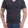 Tiara Galiano men's cotton-blend V-neck tee, a soft breathable staple for the everyday wardrobe.