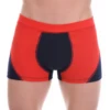 Men's cotton boxer briefs with a flat elasticated waistband that holds its place through the day.