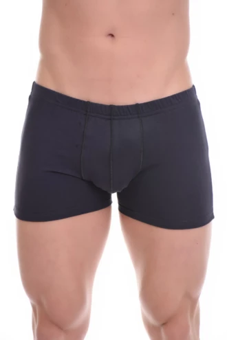 Men's cotton boxers with an extended leg and close cut for a smooth line under clothing.