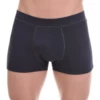 Men's cotton boxers with an extended leg that holds close to sit smooth under slim trousers.
