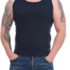 Tiara Galiano cotton vest for men, a breathable sleeveless layer that keeps its shape.