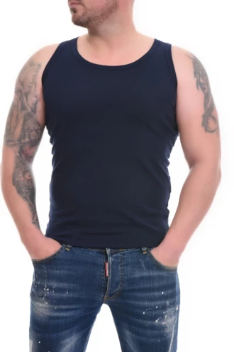Tiara Galiano cotton vest for men, a breathable sleeveless layer that keeps its shape.
