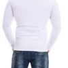 Tiara Galiano men's crew-neck tee in a soft cotton blend with long sleeves for added coverage.