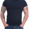 Men's short-sleeve crew-neck tee in a soft cotton blend, a breathable everyday base layer by Tiara Galiano.