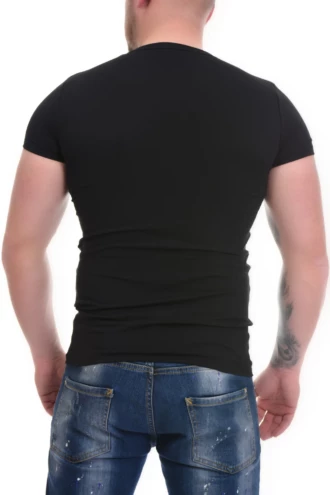 Soft-cotton short-sleeve crew-neck tee for men, a clean simple base for any day-to-day outfit.