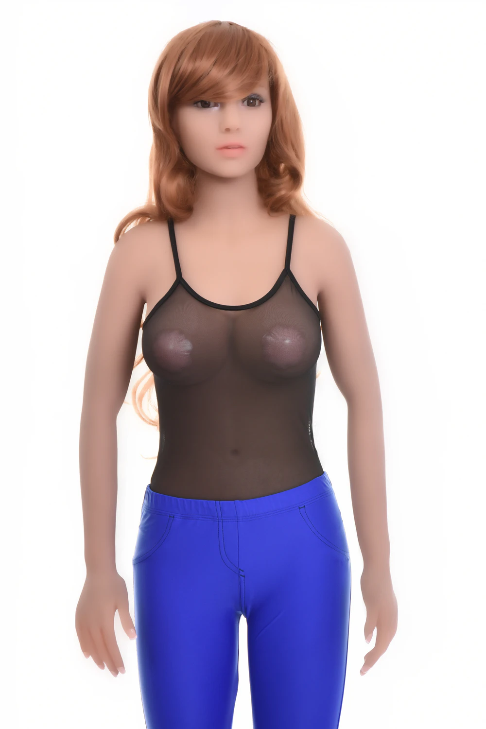 Mesh bodysuit with scoop neck and brazilian cut, lightweight and breathable for everyday layering.