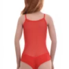 Light sleeveless mesh bodysuit with brazilian cut, sitting close for a smooth line under clothes.