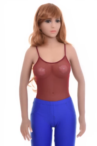 Sleeveless mesh bodysuit with scoop neck and thin straps, breathable for everyday layering.