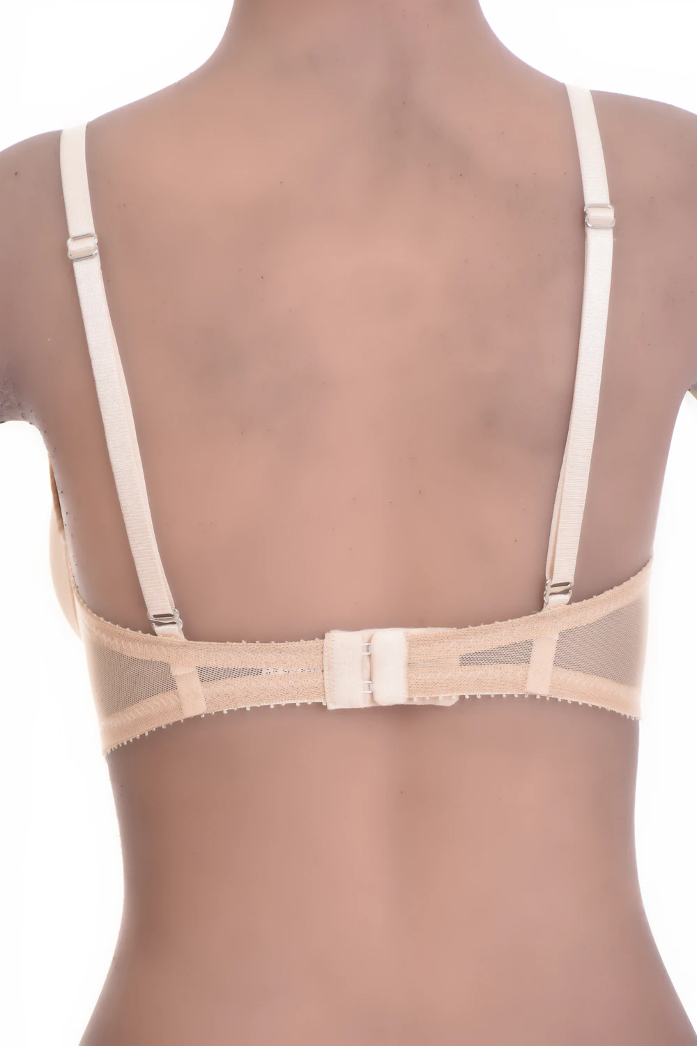 Delicate sheer mesh soft-cup bra with a natural unpadded shape, light on the skin for everyday wear.