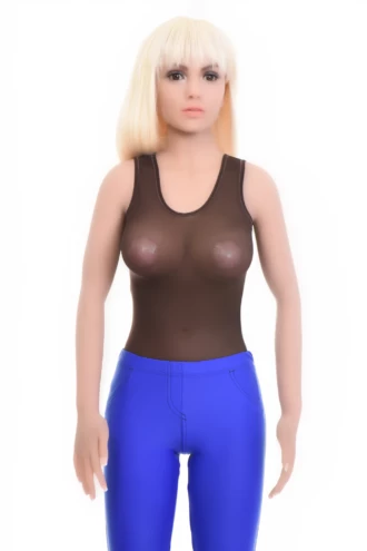 Tank mesh bodysuit with scoop neckline and thong cut, light and breathable everyday base.
