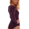 Tiara Galiano cotton bodysuit with long sleeves and bikini coverage, a versatile everyday layer.