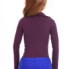 Tiara Galiano cotton bodysuit with long sleeves and brazilian back, a polished shirt-style base layer.