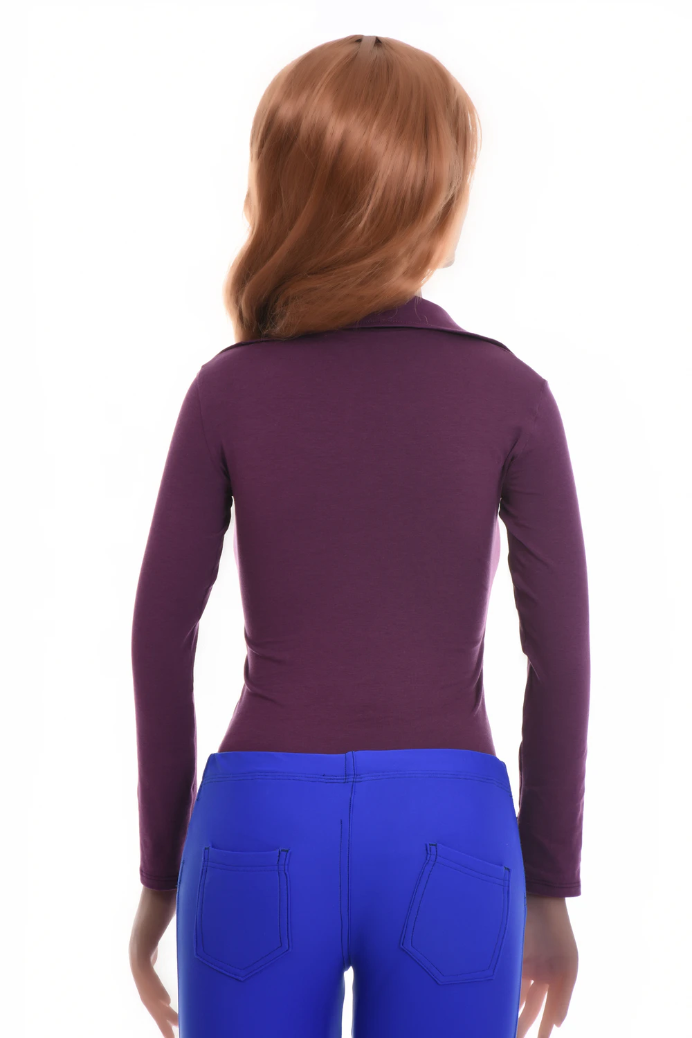 Tiara Galiano cotton bodysuit with long sleeves and brazilian back, a polished shirt-style base layer.