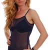 Tiara Galiano sleeveless mesh bodysuit with brazilian cut, smooth and close for a clean silhouette.