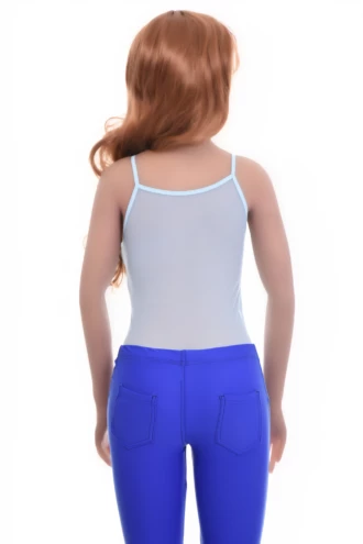 Tiara Galiano mesh bodysuit with spaghetti straps and brazilian back, a smooth lightweight base.