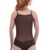 Tiara Galiano mesh tank bodysuit with spaghetti straps, lightweight and smooth for everyday wear.