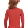 Breathable slim mesh tee with stretch, a scoop neckline and long sleeves for a light fitted look.