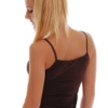 Cotton scoop-neck camisole with thin straps, a fine everyday layer to wear under a knit or on its own.