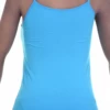 Delicate cotton-blend scoop camisole with fine spaghetti straps, a close slim layer that keeps its softness washing.