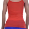 Open-knit mesh scoop-neck camisole with delicate straps and stretch, a light textured everyday layer.