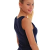 Soft cotton-blend scoop tank with wide flat straps, a close slim everyday layer that keeps its shape washing.