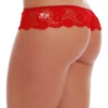 All-over lace boyshorts with a boyshort leg up front and a soft decorative finish, low-rise on the hip.