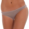 Breathable cotton bikini briefs with a high leg and low rise, a simple everyday staple to stock.
