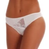 Breathable cotton bikini briefs from Tiara Galiano with a slim flat waistband and small lace inset.