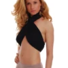 Breathable cotton bikini briefs by Tiara Galiano with a low rise and comfortable mid coverage.