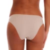 Breathable cotton bikini briefs with a small lace inset and an opaque, comfortable seat.