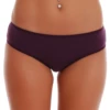 Breathable cotton-blend bikini briefs with a high leg line and a comfortable low rise.