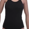 Breathable cotton bodysuit with hook-and-eye closure and brazilian back, soft and easy against the skin.