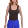 Breathable cotton bodysuit with hook-and-eye closure and brazilian back, soft against the skin all day.