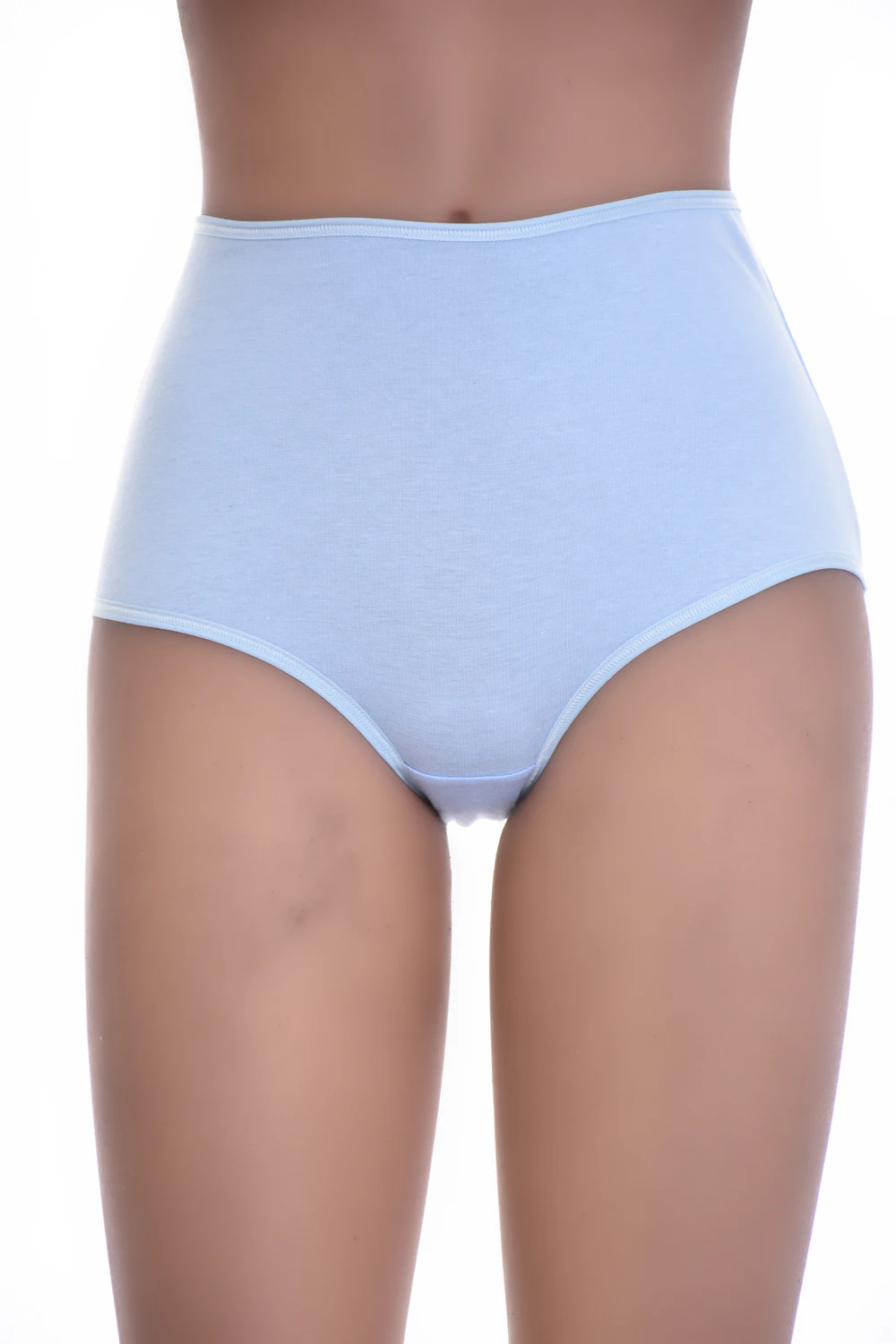 Breathable cotton high-rise briefs cut to sit at the natural waist for a smooth, tucked-in line.