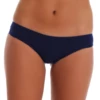 Breathable cotton-and-lace Brazilian briefs by Tiara Galiano with small hip bows and a low rise.