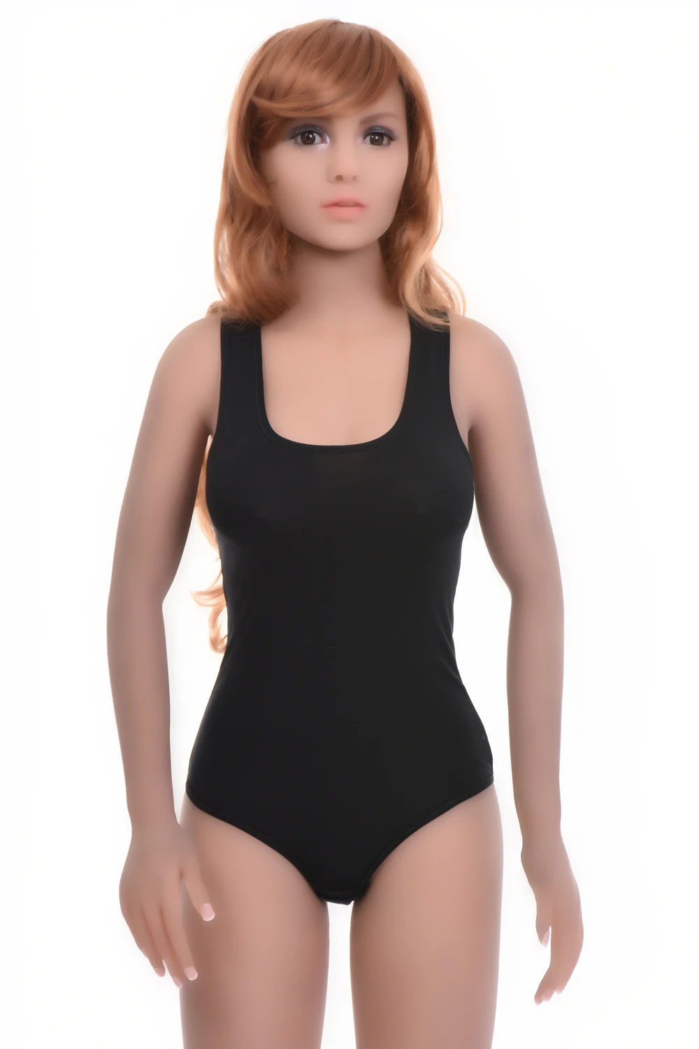 Breathable sleeveless cotton bodysuit with hook-and-eye closure and brazilian back, holds its shape.