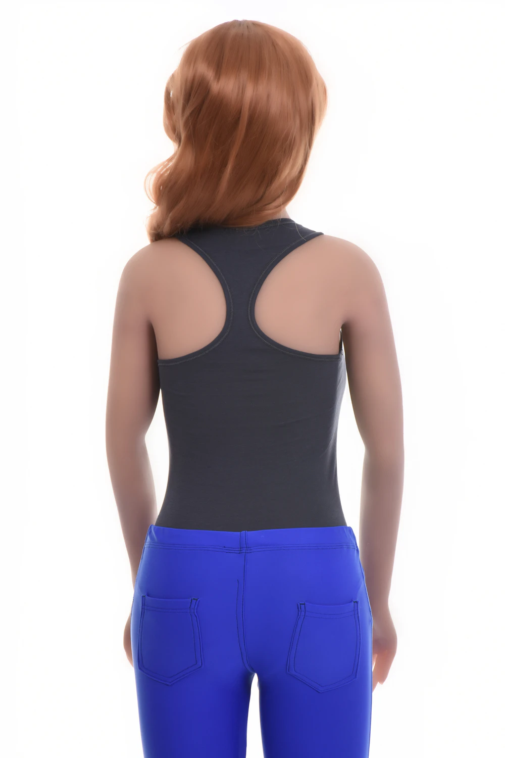 Breathable sleeveless cotton bodysuit by Tiara Galiano with wide straps and bikini coverage.