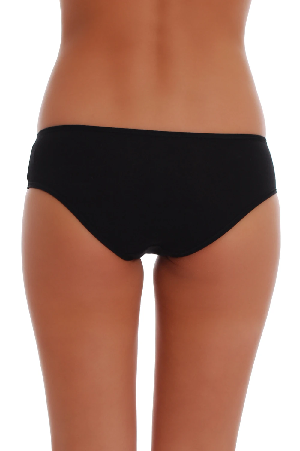Classic high-leg cotton bikini briefs with a low rise in a soft, breathable cotton blend.