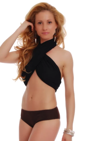 Classic high-leg cotton briefs by Tiara Galiano, a simple staple under everyday clothes.