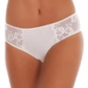 Cotton bikini briefs by Tiara Galiano with a floral lace back and a slim waistband that sits smooth.