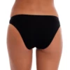 Cotton bikini briefs with a lace triangle set into the front hip and a comfortable low rise.